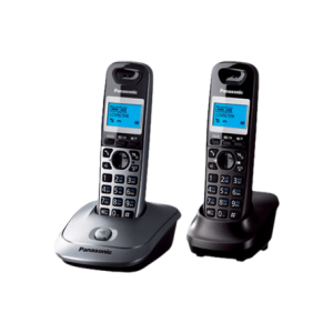 Радиотелефон PANASONIC KX-TG2512 (RU2)  Темно-серый металлик/серый лметаллик Доп.трубка в комплекте.