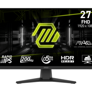 Монитор 27" MSI MAG 272F Rapid IPS 1920x1080 200Hz 0.5ms 300cd/m 1000:1 DP HDMI Type-C Черный
