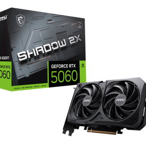 Видеокарта MSI GeForce RTX 5060 8G SHADOW 2X OC, 8Gb GDDR7 128-bit 1xHDMI 3xDP G5060-8S2C