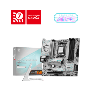 Материнская плата MSI B850M GAMING PLUS WIFI AM5 4xDDR5 4xSATA3 RAID 3xM.2 HDMI DP 2xType-C(DP) mATX
