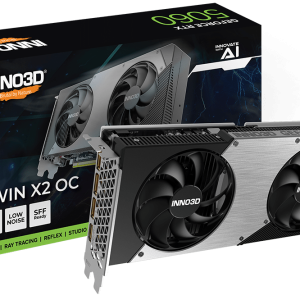Видеокарта Inno3D GeForce RTX5060 TWIN X2 OC, 8G GDDR7 128-bit HDMI 3xDP N50602-08D7X-195070N