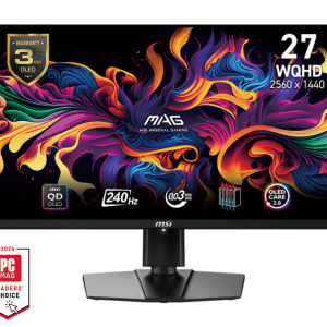 Монитор 26.5" MSI MAG 271QPX QD-OLED E2 2560x1440 240Hz 0.03ms 1.5млн:1 2xHDMI 1xDP 1xUSB-C