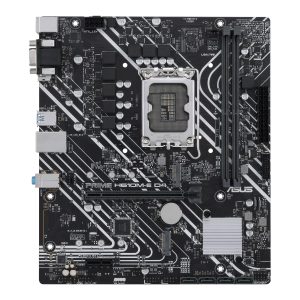 Материнская плата ASUS PRIME  H610M-E D4-CSM, LGA1700 2xDDR4 4xSATA3 2xM.2 D-Sub HDMI DP mATX