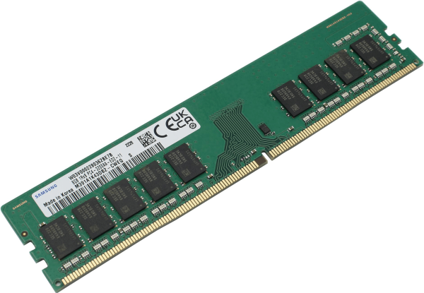 Оперативная память   8GB DDR4 3200 MT/s Samsung DRAM  (PC4-25600) ECC UDIMM M391A1K43DB2-CWEQY