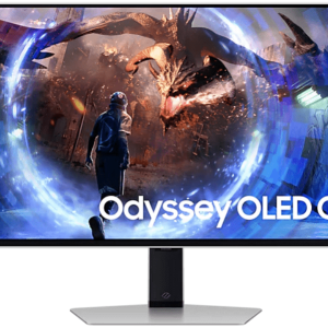 Монитор 27" SAMSUNG LS27DG600SIXCI, OLED, 2560x1440 360Hz 0,03мс 250кд/м2 1млн:1 2xHDMI 1xDP 2xUSB