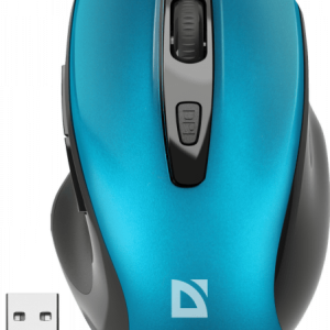 Мышь беспроводная Defender Prime MB-053 бирюзовый