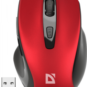 Мышь беспроводная Defender Prime MB-053 красный