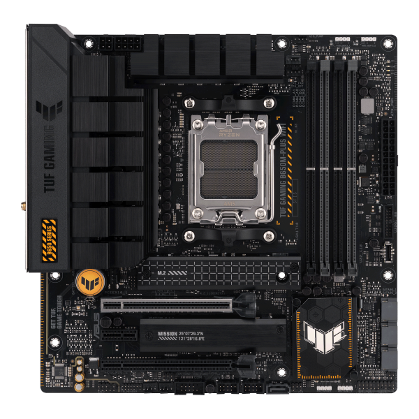 Материнская плата ASUS TUF GAMING B650M-PLUS WIFI AM5 4xDDR5 4xSATA3 RAID 2xM.2 DP HDMI mATX