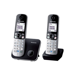 Радиотелефон PANASONIC KX-TG6812 (RUB) Черный