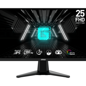 Монитор 24.5" MSI G255F IPS 1920х1080 180Hz 1ms 300cd/m 1000:1 1xDP 2xHDMI Черный