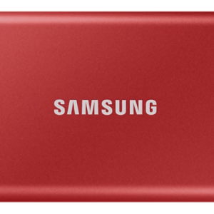 Внешний SSD  500Gb Samsung T7 USB 3.2 Gen.2 (10 Гбит/c)  AES 256, Красный, MU-PC500R/WW