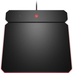 Коврик HP OMEN Outpost 6CM14AA/USB-A/зарядка Qi/черный