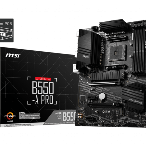 Материнская плата MSI B550-A PRO AM4 4xDDR4 6xSATA3 2xM.2 HDMI DP ATX