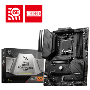 Материнская плата MSI MAG B650 TOMAHAWK WIFI AM5 B650 4xDDR5 6xSATA3 RAID 3xM.2 HDMI DP ATX