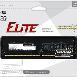 Оперативная память 32GB 3200MHz DDR4 Team Group ELITE PC4-25600 CL22 TED432G3200C2201