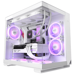 Корпус PCCooler C3T500 ARGB WH ATX/MATX/ITX USB3.1 Gen 2 Type-C, USB3.0, USB2.0 White