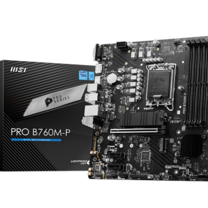 Материнская плата MSI PRO B760M-P LGA1700 4xDDR5 4xSATA3 RAID 2xM.2 HDMI DP mATX