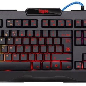 Клавиатура проводная игровая Defender Legion GK-010DL, ENG/RUS, USB, RGB подсветка