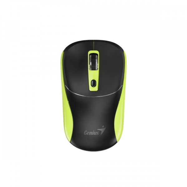 Беспроводная мышь Genius NX-7123 BLK+Green 2.4Ghz/1200dpi/Copilot/31030043403