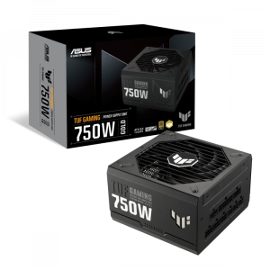 Блок питания ASUS TUF-GAMING-750G, full modular,  ATX12V/80Plus Gold, ATX 3.0, BLACK