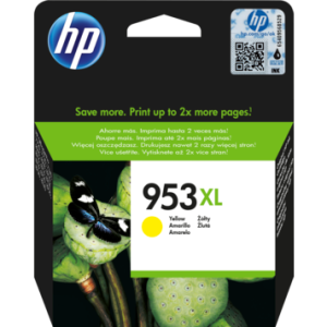 Картридж струйный HP F6U18AE, 953XL, увеличенной емкости, желтый