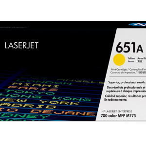Желтый картридж с тонером HP 651A, 16 000 страниц для Color LaserJet, CE342A