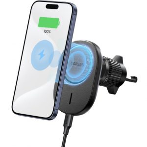 Держатель авто Ugreen W522  Magnetic Wireless Car Charger For Air Vent Mount 25925