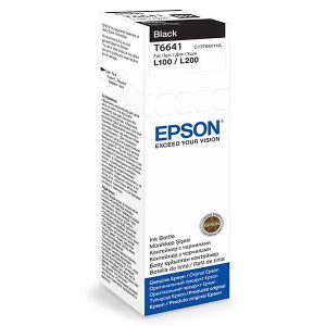Контейнер с чернилами Epson C13T66414A Black