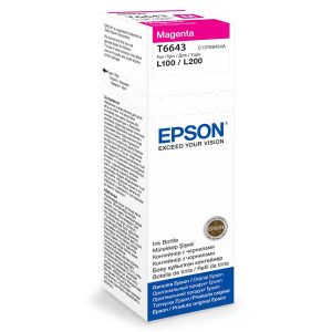 Контейнер с чернилами Epson C13T66434A L100/L200 Magenta