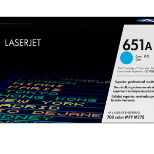 Голубой картридж с тонером HP 651A, голубого цвета 16 000 страниц для Color LaserJet, CE341A