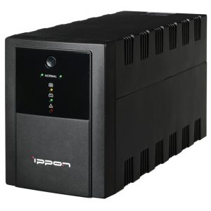 ИБП Ippon Back Basic 1500 Euro, 1500VA, 900Вт, AVR 162-280В, 4хEURO, управление по USB, без комлекта кабелей