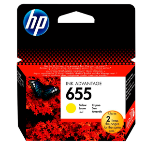 Картридж HP CZ112AE №655 Yellow Ink Cartridge для HP DJ 3525, 4615, 4625, 5525, 6525 e-All-in-One