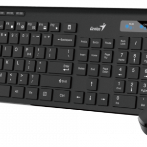 Комплект Genius KM-8206S,BLK,AI,RU, 2.4GHZ, 31340017402