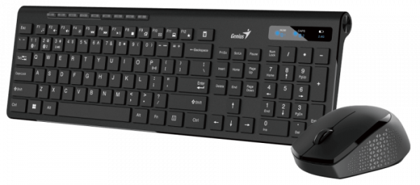 Комплект Genius KM-8206S,BLK,AI,RU, 2.4GHZ, 31340017402