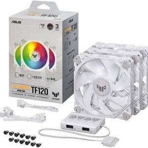 Комплект вентиляторов ASUS TUF GAMING TF120 ARGB WHITE 3IN1