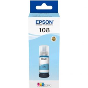 Контейнер с чернилами Epson C13T09C54A 108 EcoTank Light Cyan 70 ml