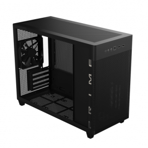 Корпус ASUS Prime AP201 Tempered Glass, поддержка 360 mm Радиаторов, VGA до 338мм, micro-ATX, черный