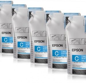Набор картриджей Epson C13T773240 Cyan с голубыми чернилами 6х1л для Epson SureColor SC-B6000/B7000
