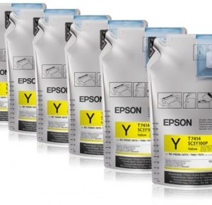 Набор картриджей Epson C13T773440 Yellow с желтыми чернилами 6х1л для Epson SureColor SC-B6000/B7000