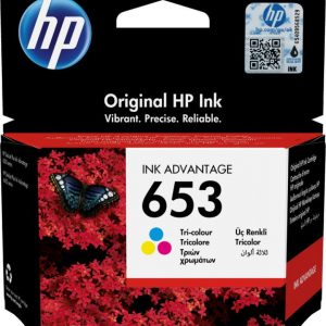 Оригинальный струйный картридж HP 653 Ink Advantage, трехцветный (3YM74AE)