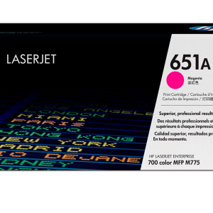Пурпурный картридж с тонером HP 651A, 16 000 страниц для Color LaserJet, CE343A