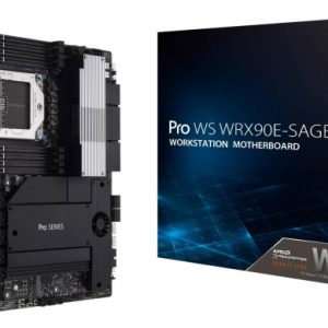 Сист.плата ASUS PRO WS WRX90E-SAGE SE, WRX90, TR5, 8xDIMM DDR5, 7xPCI-E x16, 4xM.2, 4xSATA,SAS mini, 10Gigabit LAN, BOX