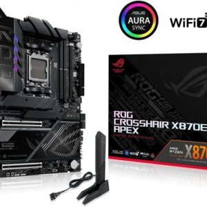 Сист.плата ASUS ROG CROSSHAIR X870E APEX, X870E, AM5, 2xDDR5, 2xPCI-E x16, PCI-E x1, 5xM2, SATA, 2xUSB4, Wi-Fi 7, BOX