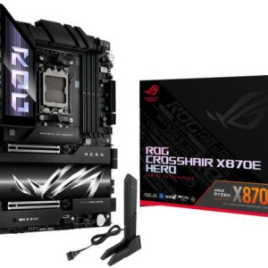 Сист. плата ASUS ROG CROSSHAIR X870E HERO,X870E,AM5,4xDIMM DDR5,2xPCI-E x16 ,5xM.2,4xSATA,HDMI,WIFI7,BOX
