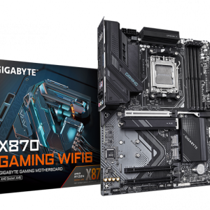 Сист.плата Gigabyte X870 GAMING WF6 1.0, X870, AM5, 4xDIMM DDR5, 3xPCI-E x16, 3xM.2, 4xSATA, HDMI, 2xUSB4, WIFI6, BOX