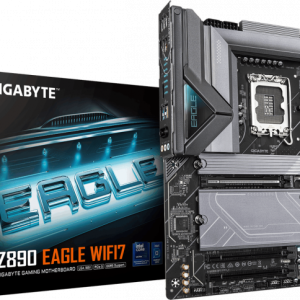 Сист.плата Gigabyte Z890 EAGLE WIFI7 1.0, Z890, 1851, 4xDIMM DDR5, PCI-E x16, PC Ix1, M.2, SATA, WIFI 7, BOX