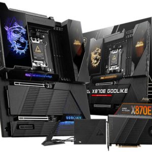 Сист.плата MSI MEG X870E GODLIKE, X870E, AM5, 4xDDR5, 2xPCI-E x16, PCI-E x4, M2, SATA, Thunderbolt, 10Gb NIC, WIFI7, BOX