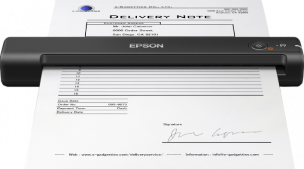 Сканер мобильный Epson WorkForce ES-50 B11B252401, А4, 5,5 сек/А4, питание от USB, 600 DPI x 600 DPI