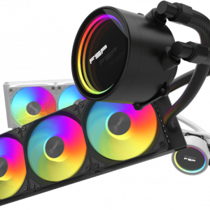 СЖО FSP AE36-B FSP, 360mm, support LGA1700/1851, AM5, RGB, Black