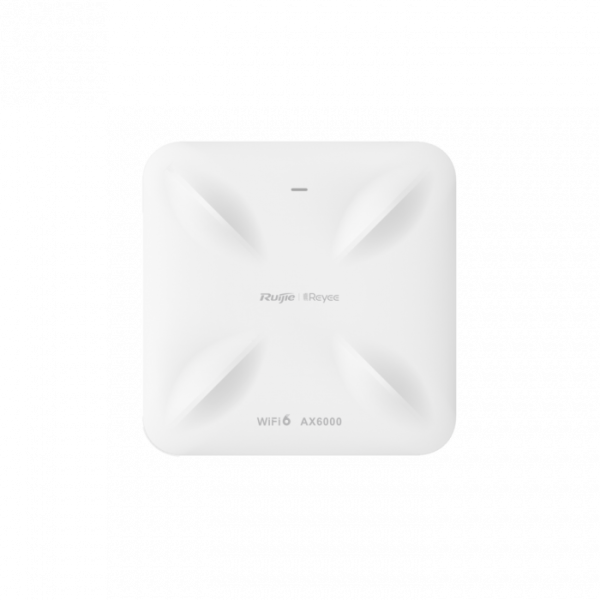 Точка доступа Reyee RG-RAP2260(H) WiFi 6 A6000 (2.4G-4x4 1.15Gps; 5G-4x4 4.8Gbps 512client 2x2.5GbE PoE++/48V-1A DC)